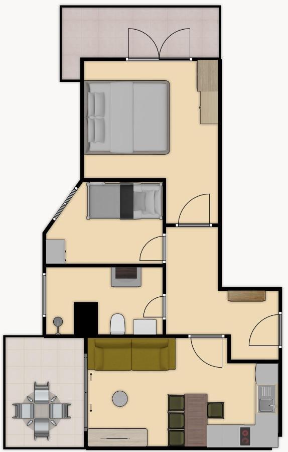 Cheerful 2-Bedroom Apartment In Golem Golem  Exterior photo
